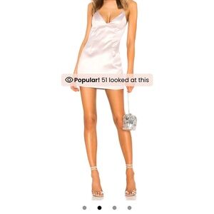 Superdown by revolve gold Satin Mini Dress